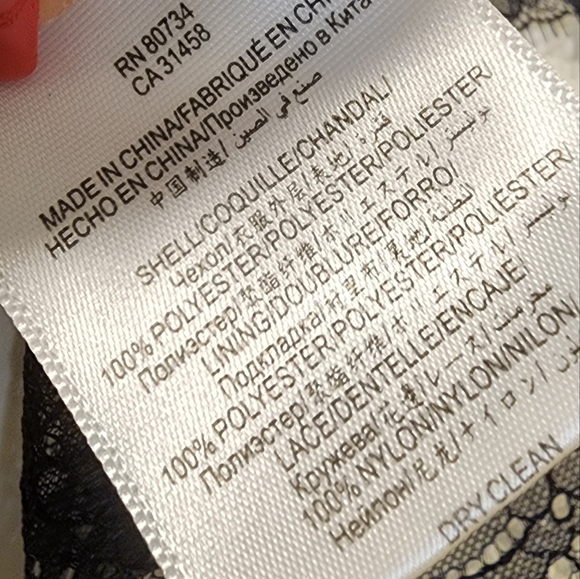 BCBGMAXAZRIA White Black Flare Strapless Lace Dress Size 0 - Picture 4 of 15